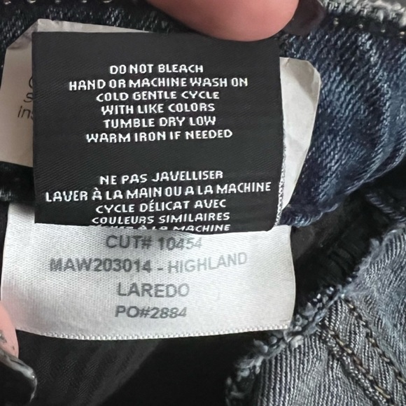 31" Modern American Highland High Waist Boyfriend Jeans Denim Laredo - Picture 8 of 8